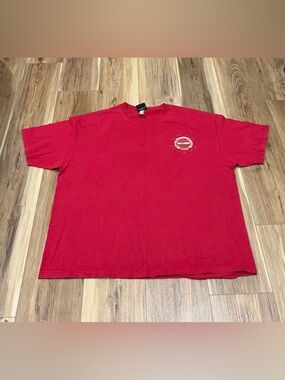 Harley-Davidson Red Short Sleeve Tee with Chest Logo